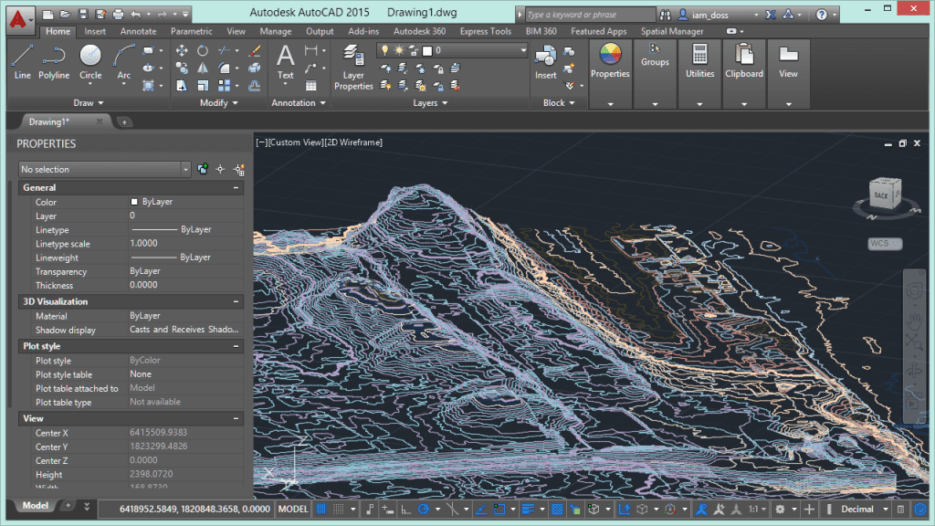 Import Z-Contours from a Shapefile into AutoCAD
