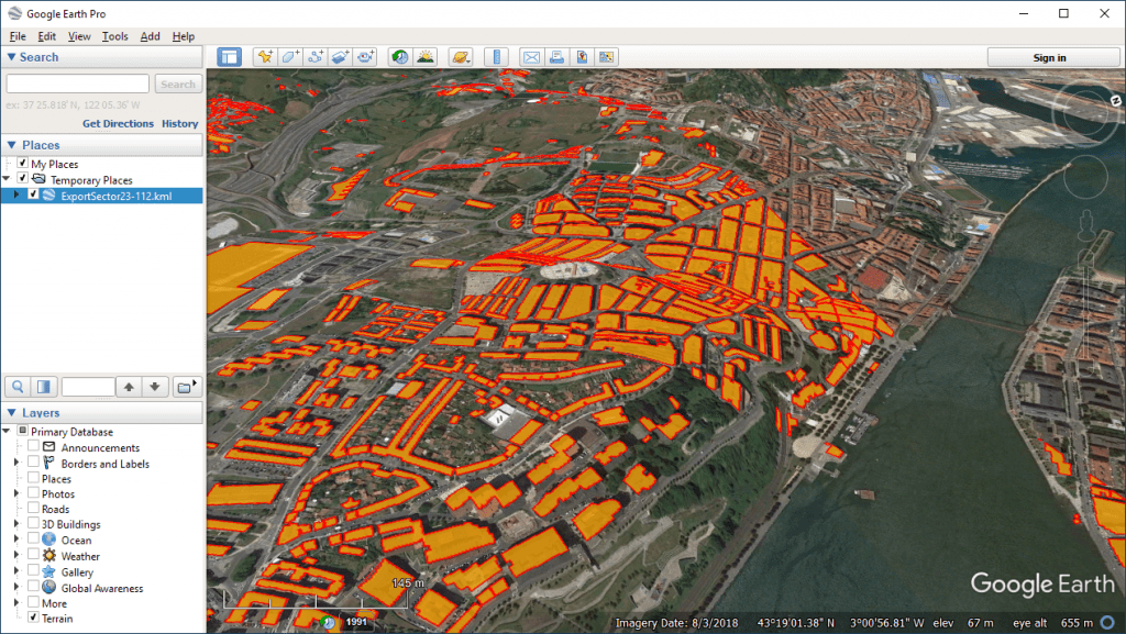 Open resulting Exported KML/KMZ in Google Earth