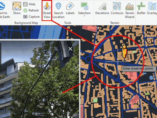 Integración con Google Street View