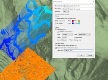 2D or 3D Contours