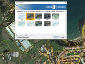 Controlo de mapas simplificado