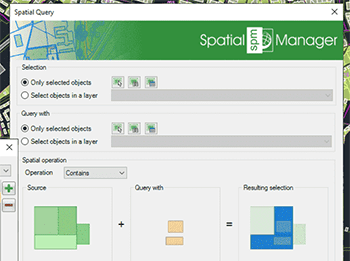 Spatial query selection