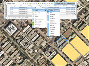 Tables data management