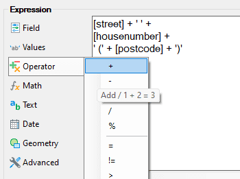 Operators and functions