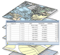 Export alphanumeric data from spatial tables