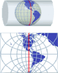 Projecting Maps on the fly