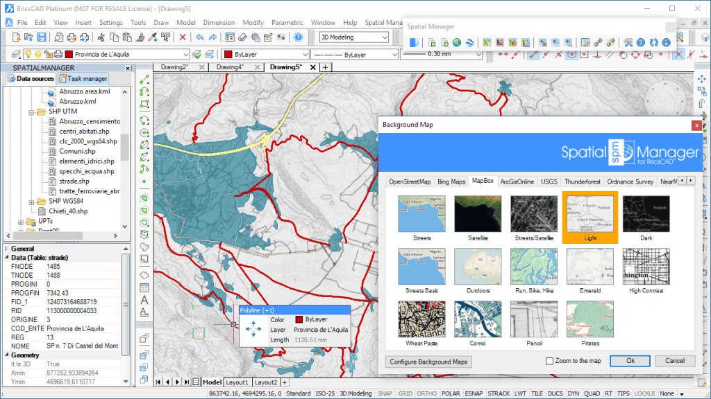 Spatial Manager for BricsCAD 18