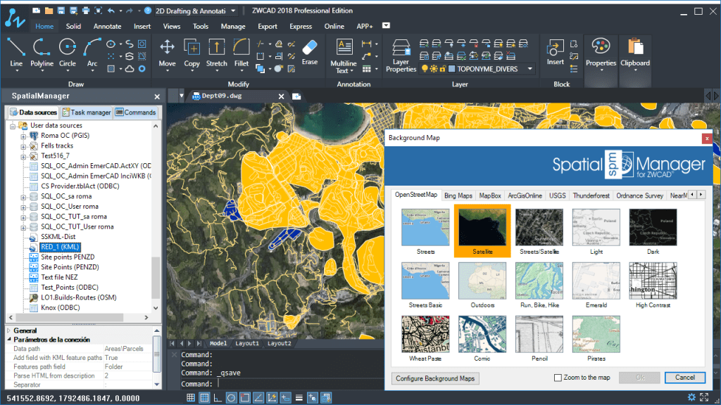 Spatial Manager for ZWCAD