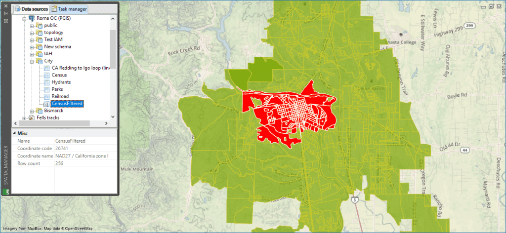 Filtered PostGIS or SQL Server Spatial View in 'Spatial Manager'