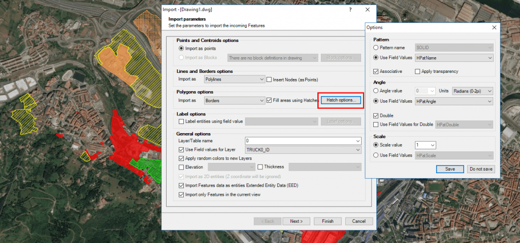 Retrieving Fill properties from incoming data