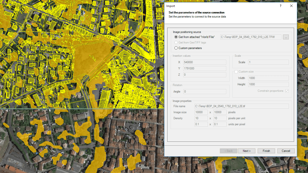 'Spatial Manager' - Importing geo-referenced images