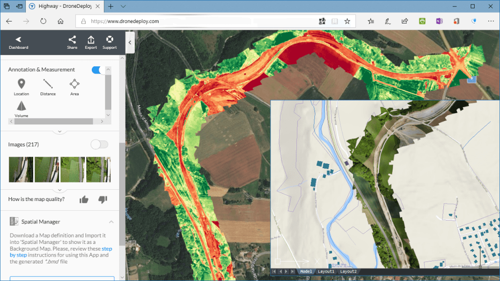 'Spatial Manager' and DroneDeploy integration