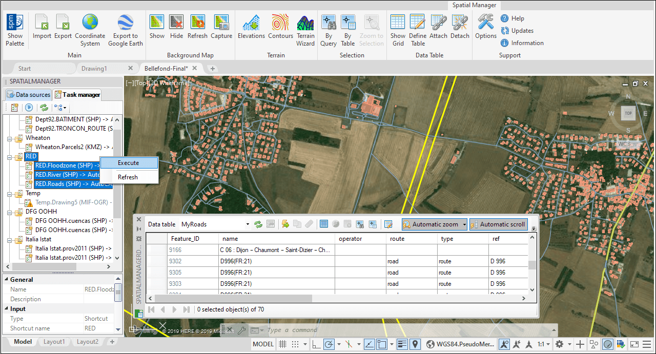 spatial manager bricscad