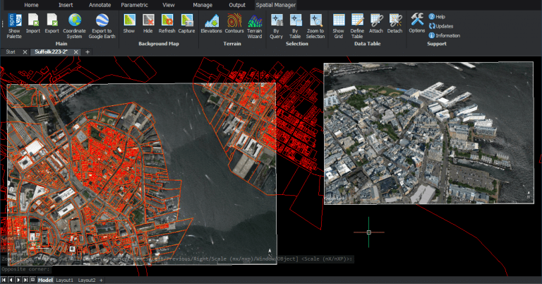 SPM Import Google Earth images using .geprint files