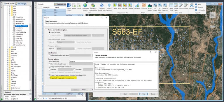 'Spatial Manager' spatial Filter in Tasks