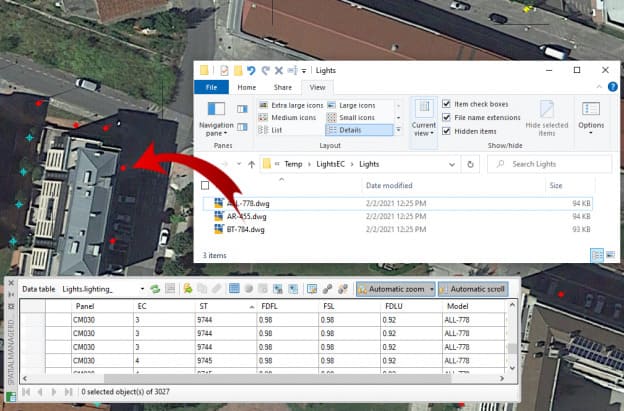 'Spatial Manager' Drag & Drop DWGs as Blocks