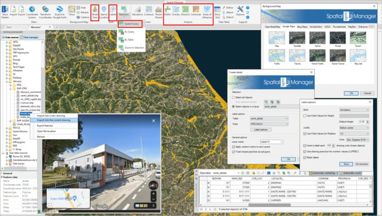 ‘Spatial Manager’ version 7 screenshot