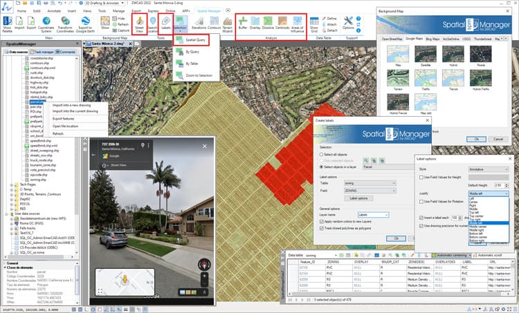 ZWCAD 2022 and the new ‘Spatial Manager’ v.7