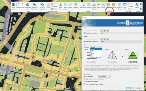 ‘Spatial Manager’ version 7 analysis tools