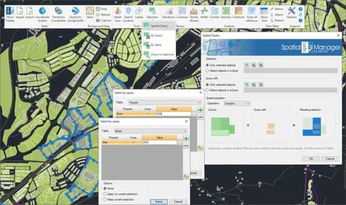 ‘Spatial Manager’ version 7 spatial query