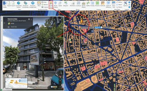 ‘Spatial Manager’ Street View palette
