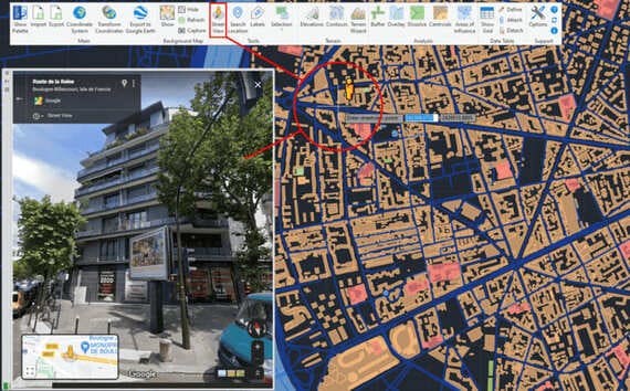 Street View palette