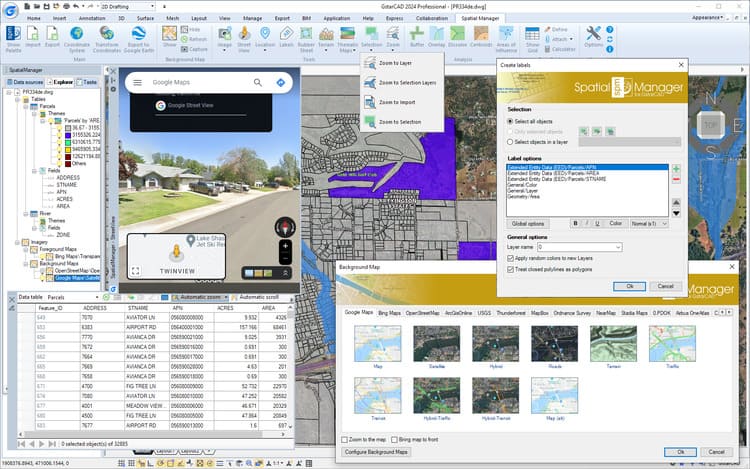 GstarCAD 2024 and the new ‘Spatial Manager’ v.9