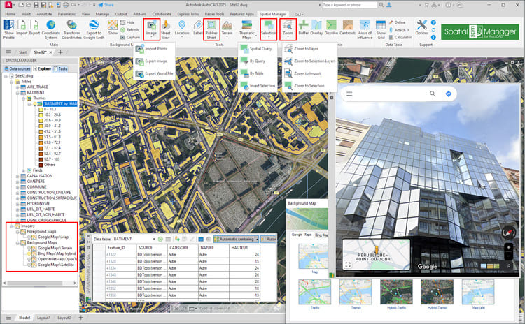 AutoCAD 2025 & Spatial Manager 9.1.1