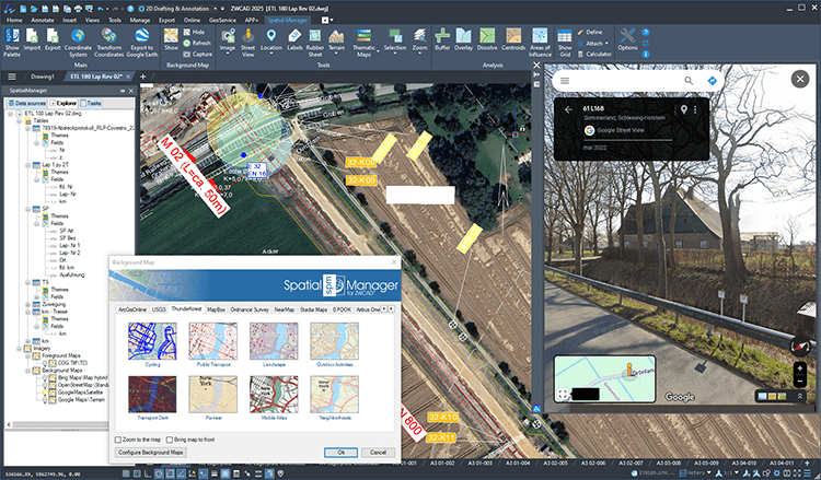 ZWCAD 2025 and ‘Spatial Manager’ v.9