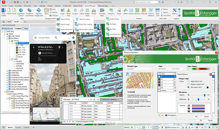 AutoCAD 2026 & Spatial Manager 9.4.1