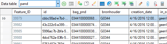 OGC API Features imported data