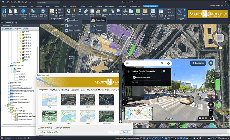 GstarCAD 2026 and ‘Spatial Manager’ v.9.6