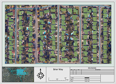 Created map book layout