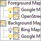 Multiple simultaneous background maps in DWG/DXF