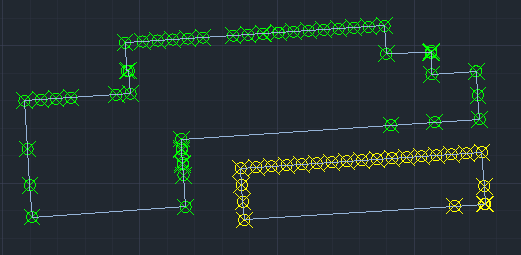 Points to polygon (grouped by data)