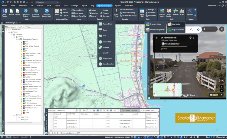 GstarCAD 2026 SP3 and ‘Spatial Manager’ v.10.5