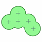 Create buffers around points